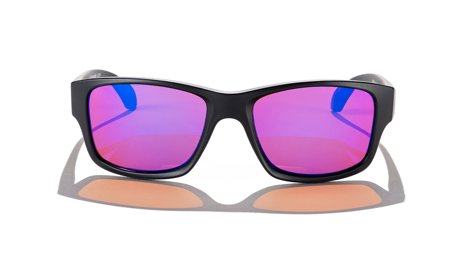 BluBlocker Sunglasses Black Matte Polarized with Blue Mirror Lenses - 4210K