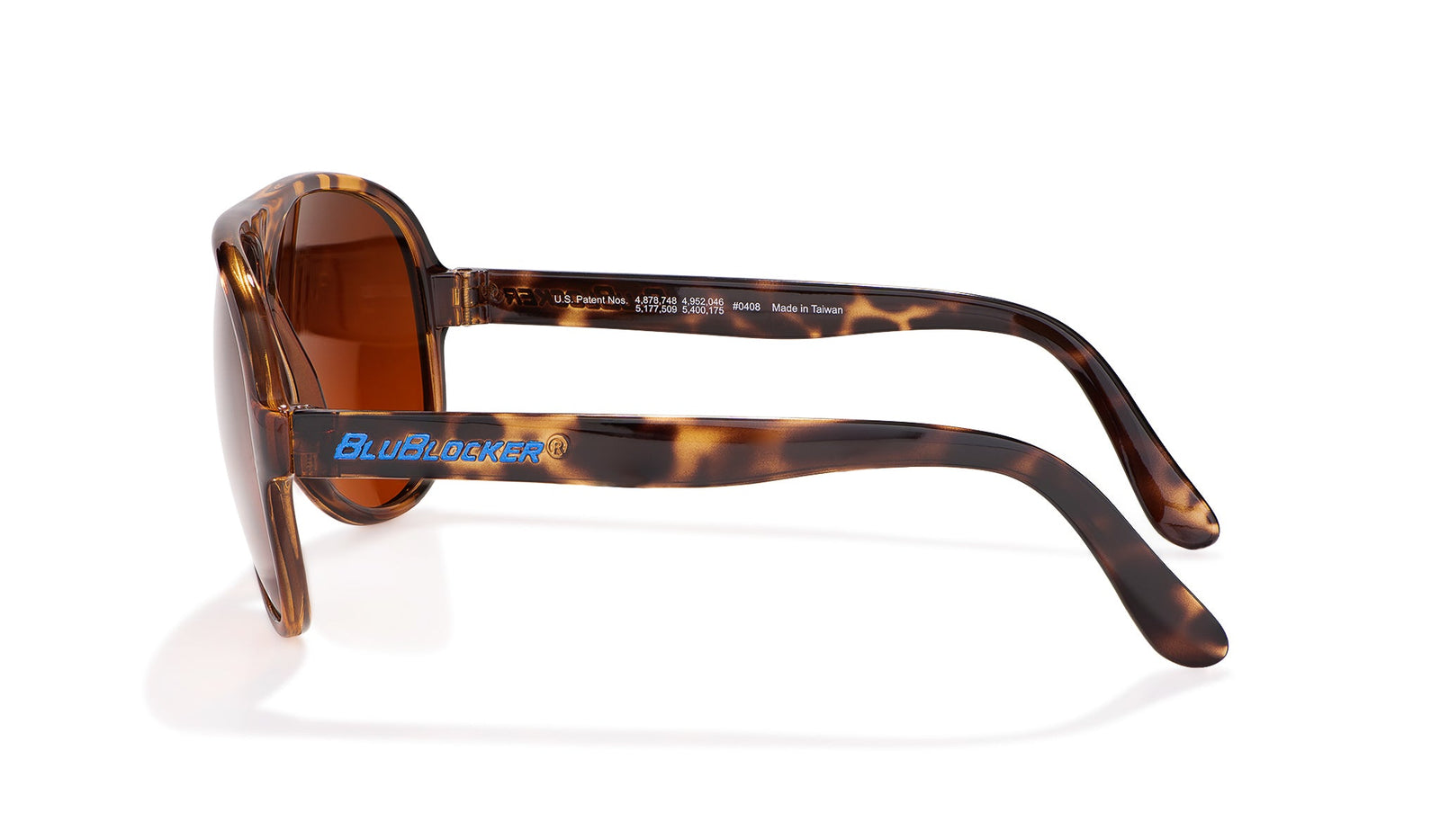 Aviator Polarized in Demi Tortoise BluBlocker