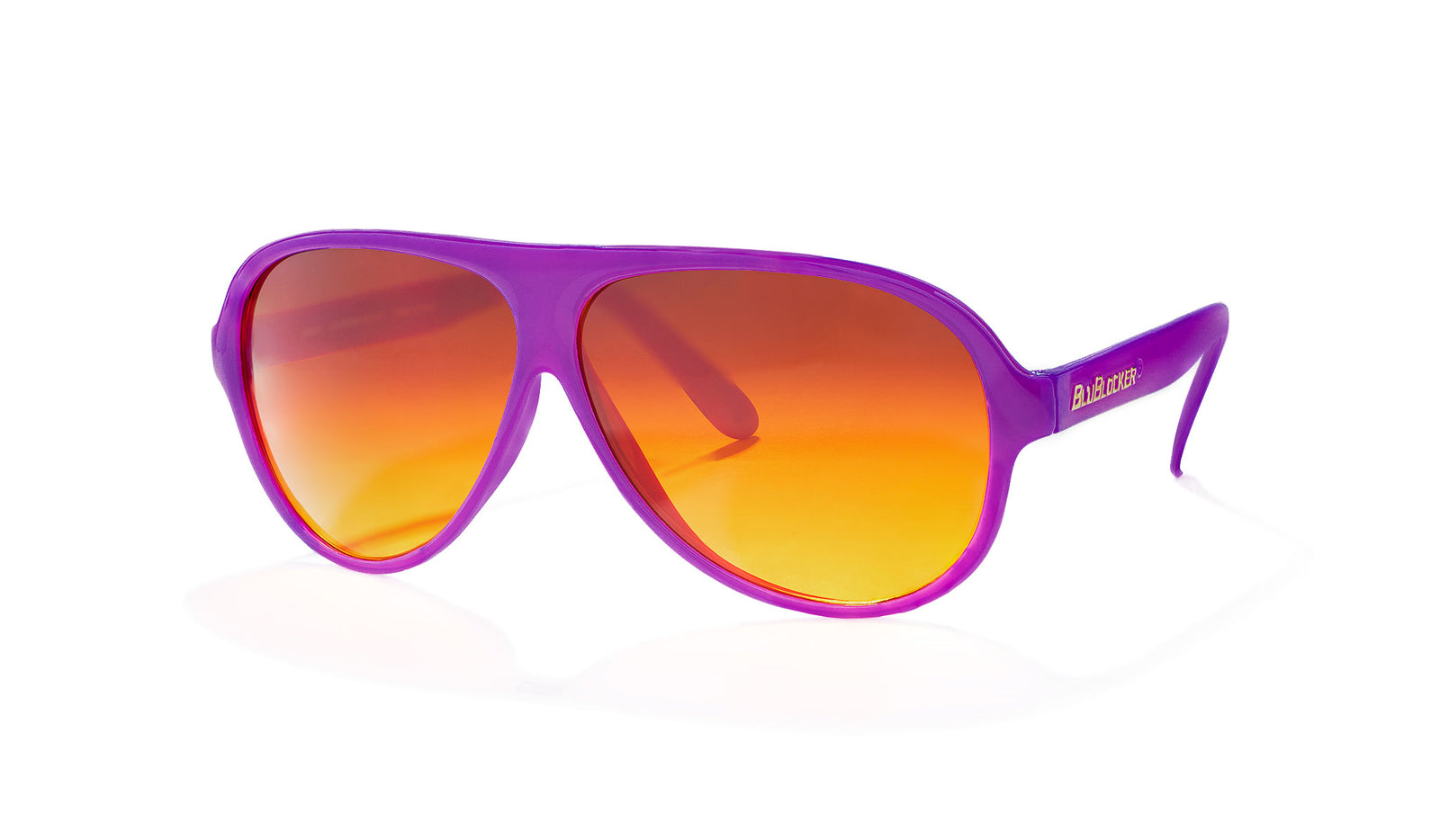 Purple tinted aviator sunglasses online