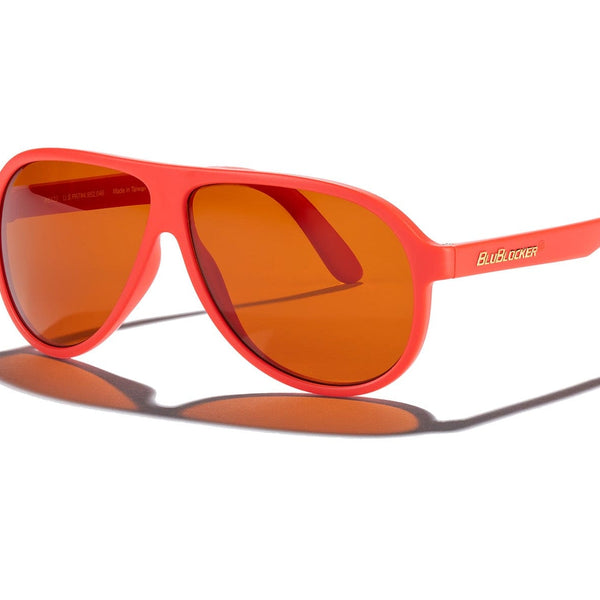 Black Aviator BluBlocker Sunglasses For Kids